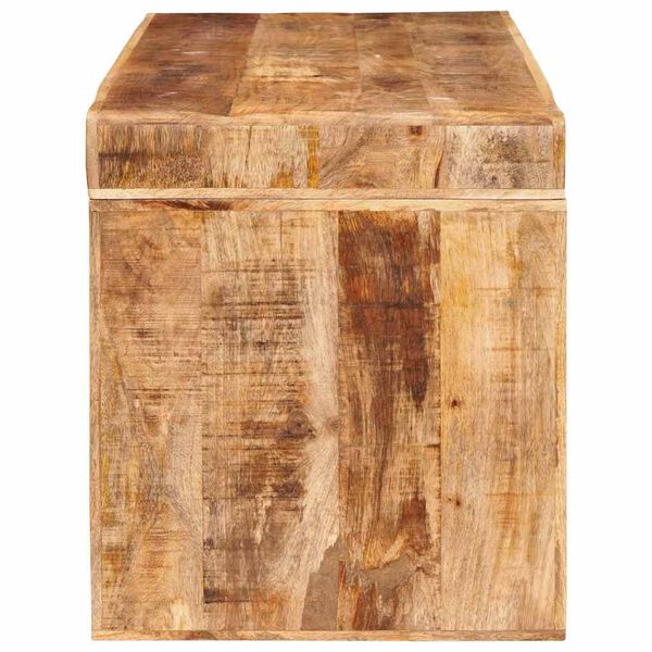 vidaXL Table Gigogne 3 pcs Marron Bois de mangue massif
