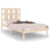 vidaXL Cadre de lit sans matelas 90x190 cm bois massif