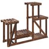 vidaXL Support &agrave; fleurs 90x25x73,5 cm bois massif de sapin