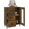 vidaXL Buffet ch&ecirc;ne fum&eacute; 69,5x34x90 cm bois d'ing&eacute;nierie