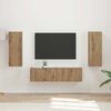 vidaXL Ensemble meuble TV 2 pcs Ch&ecirc;ne artisanal Bois d'ing&eacute;nierie