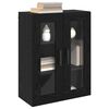 vidaXL Armoires Murailles 2 pcs Chêne noir 69,5 x 34 x 90 cm