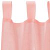vidaXL Rideaux en voile avec boucles 2 pcs rose 140x140 cm
