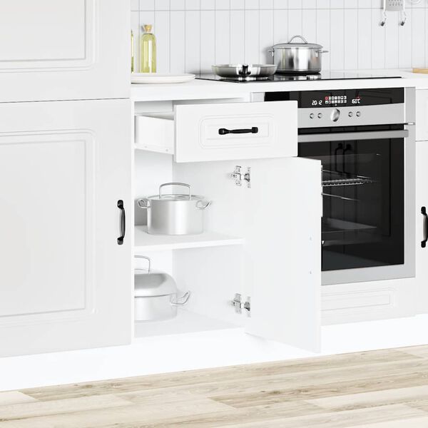vidaXL Armoire de cuisine Kalmar blanc bois d'ing&eacute;nierie