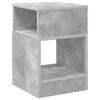 vidaXL Table d'appoint 2 pcs Gris b&eacute;ton 30,5 x 30 x 45 cm