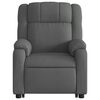 vidaXL Fauteuil de massage inclinable Gris fonc&eacute; Tissu