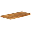 vidaXL Dessus de table &agrave; bord vivant 90x20x2,5 cm bois massif manguier