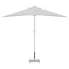 vidaXL Socle de parasol Gris clair 45x25x8,3 cm Granite