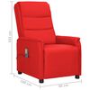 vidaXL Fauteuil de massage Rouge Similicuir
