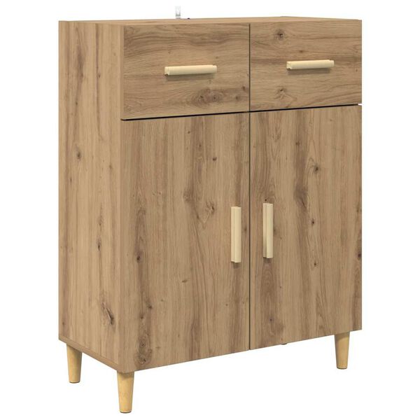 vidaXL Buffet chêne artisanal 34 x 69,5 x 89 cm Bois d'ingénierie