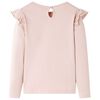 T-shirt pour enfants à manches longues rose 140