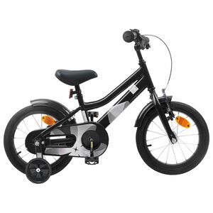 vidaXL V&eacute;lo pour Enfants 14 Pouces pour les 3-5 ans Noir