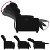 vidaXL Fauteuil inclinable &eacute;lectrique Noir Tissu