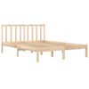 vidaXL Cadre de lit sans matelas bois massif de pin 200x200 cm