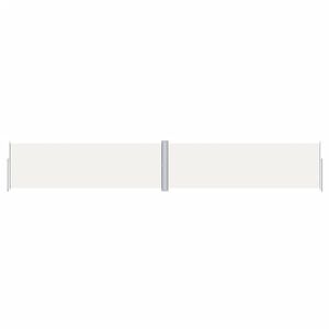 vidaXL Auvent lat&eacute;ral r&eacute;tractable Cr&egrave;me 160x1000 cm