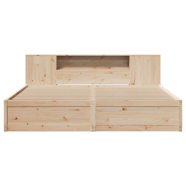 vidaXL Cadre de lit sans matelas 180x200 cm bois massif de pin