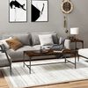 vidaXL Table basse Ch&ecirc;ne fum&eacute; 100x50x35 cm Bois d'ing&eacute;nierie