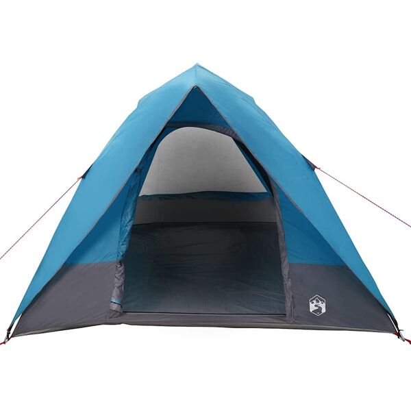 vidaXL Tente de camping avec toit Bleu 275 x 230 x 140 cm taffetas