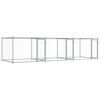 vidaXL Cage pour chien avec portes gris 6x2x1,5 m acier galvanis&eacute;