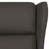 vidaXL Fauteuil inclinable Taupe Tissu