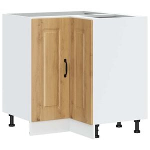 vidaXL Armoire d'angle de cuisine Kalmar ch&ecirc;ne artisanal