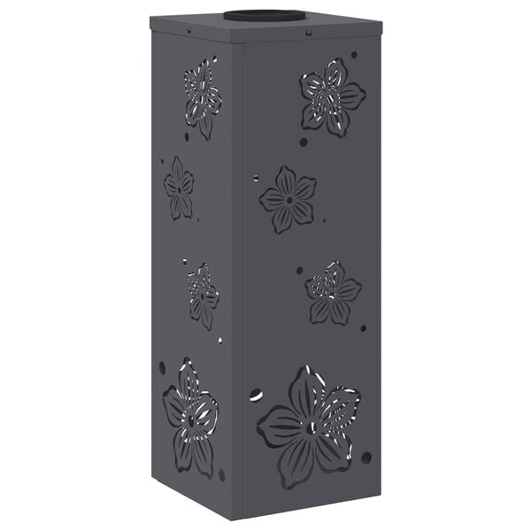 vidaXL Lumi&egrave;re de chemin LED solaire 2 pcs Anthracite