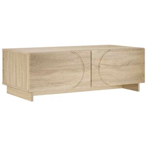 vidaXL Table basse Ch&ecirc;ne Sonoma 102 x 50,5 x 35 cm Bois composite