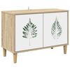 vidaXL Meuble TV HANAU 69 x 33 x 50 cm Sonoma Bois d'ing&eacute;nierie