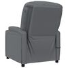 vidaXL Fauteuil de massage Anthracite Similicuir
