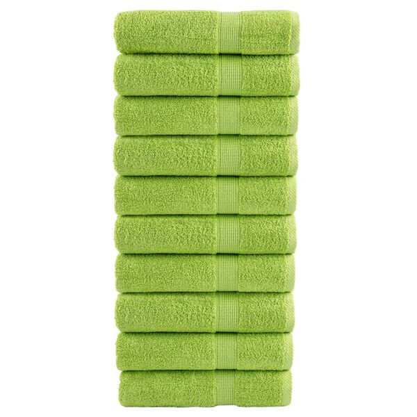 vidaXL Serviettes de douche de qualit&eacute; sup&eacute;rieure SOLUND 10 pcs