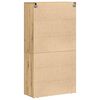 vidaXL Haut Armoire Ch&ecirc;ne artisanal 80 x 33 x 150 cm Bois d'ing&eacute;nierie