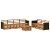 vidaXL Ensembles de canap&eacute;s 8 pcs Bois d'Acacia Massif