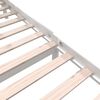 vidaXL Cadre de lit sans matelas blanc bois massif 140x190 cm