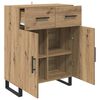vidaXL Buffet Ch&ecirc;ne artisanal 69,5 x 34 x 90 cm Bois d'ing&eacute;nierie
