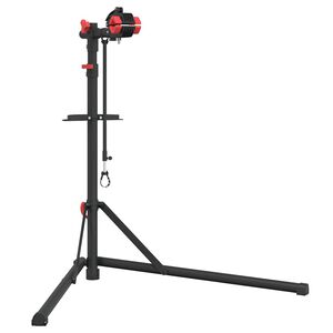 vidaXL Support de r&eacute;paration de v&eacute;lo pliable r&eacute;glable 92-152 cm