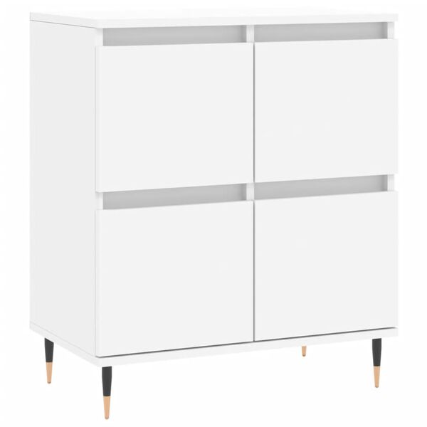 vidaXL Buffet Blanc 60x35x70 cm Bois d'ingénierie