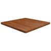 vidaXL Dessus de table carr&eacute; Marron fonc&eacute; 90x90x4cm Bois ch&ecirc;ne trait&eacute;