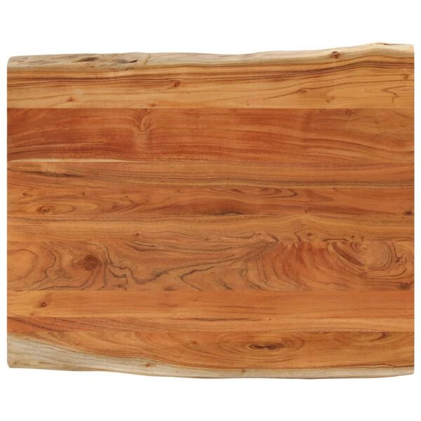 vidaXL Dessus de table 110x80x3,8 cm rectangulaire bois massif acacia