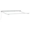vidaXL Auvent r&eacute;tractable manuel Gris clair 3 x 2,5 m