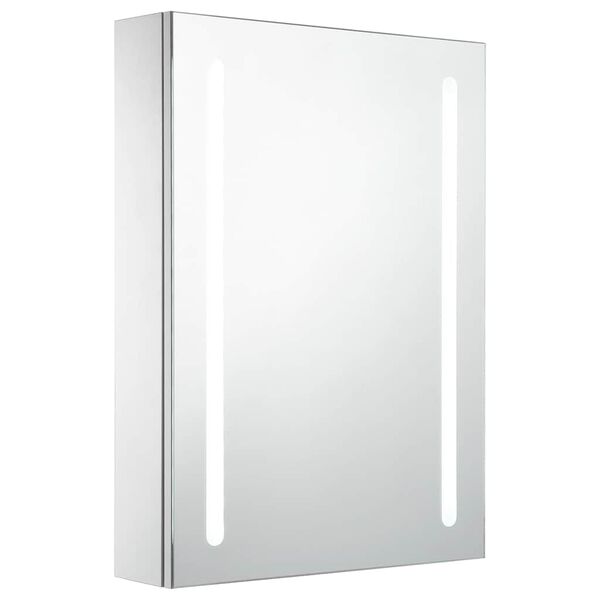 vidaXL Armoire de salle de bain &agrave; miroir LED 50x13x70 cm