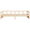 vidaXL Lit de jour sans matelas naturel 80x200 cm bois pin massif