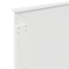 vidaXL Tête de lit avec tête de lit Blanc 90 cm Bois d'ingénierie