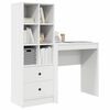 vidaXL Bureau avec tiroir 2 pcs Blanc