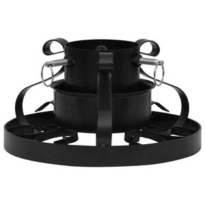 vidaXL Support de sapin de No&euml;l Noir 29x29x15,5 cm
