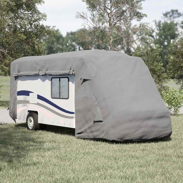 vidaXL Housses de camping-car gris 730x235x275 cm tissu non tiss&eacute;