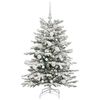 vidaXL Sapin de No&euml;l Artificiel &agrave; Branches Articul&eacute;es Blanc 120 cm