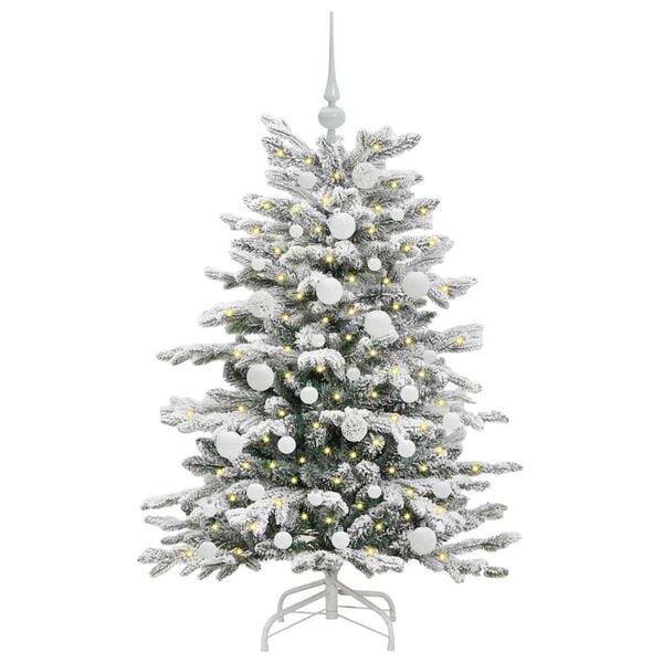 vidaXL Sapin de No&euml;l Artificiel &agrave; Branches Articul&eacute;es Blanc 120 cm