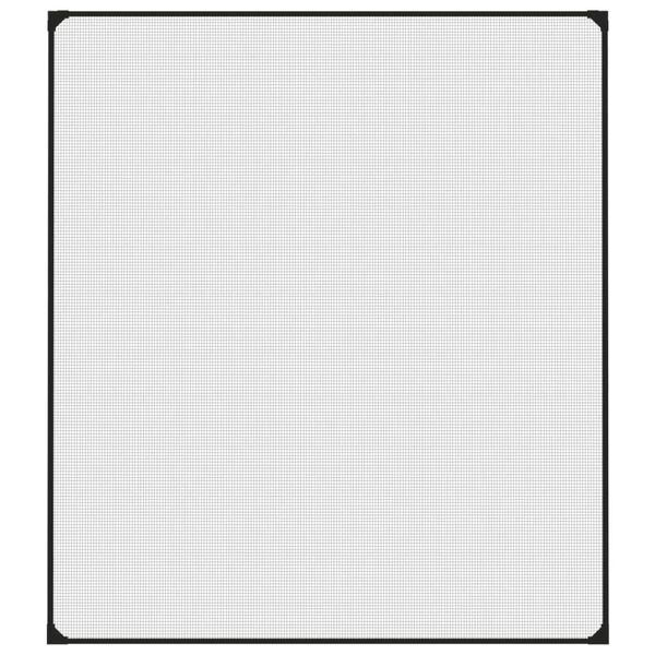 vidaXL Moustiquaire magn&eacute;tique pour fen&ecirc;tres anthracite 130x150 cm