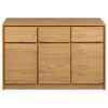 vidaXL Buffet SAUDA chêne 114x43x75,5 cm bois massif de pin