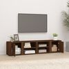 vidaXL Meubles TV 2 pcs Ch&ecirc;ne marron 80x31,5x36 cm Bois d'ing&eacute;nierie